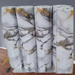 Wallpaper Modern Home Interior Wall Decoration Waterproof Eco-friendly Marble Pattern Self-adhesive Wallpaper