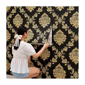 Wallpaper Modern Luxury Waterproof Self Adhesive 3D Brick Foam Wallpaper 3D Wall Paper Brick for Home Living Room Decoration