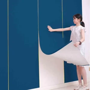 Wallpaper Multicoloured Anti collision High Elasticity Background Wall Waterproof Fireproof 3D Foam Self adhesive Wallpaper