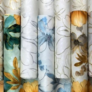 Wallpaper PVC Material China Wallpaper New Design Flower Design