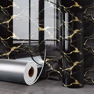 Wallpaper Rolls Waterproof Luxury 3D Marble Wallpaper Wall Panels UV Marble Wallpaper Rolls for Living Room
