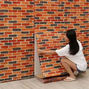 Wallpaper Self-adhesive 3d Wall Sticker Foam Brick Decorative Brick Wallpaper