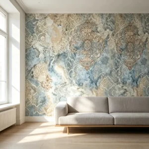 Washable Luxury Gold Damask Wallpaper for Africa Market PVC Self Adhesive Wall Paper for Home Bedroom Living Room Decor
