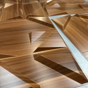 Waterproof 3D PVC Wall Panels for Modern Living Room Decoration