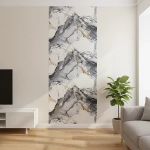 Waterproof Adhesive Wall Sticker Wallpaper Marble 3D for Home Decorations