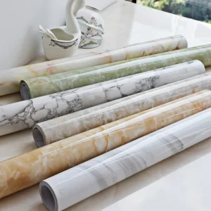 Waterproof Class Wallpaper Roll Commercial Grade Self Adhesive Wall Covering