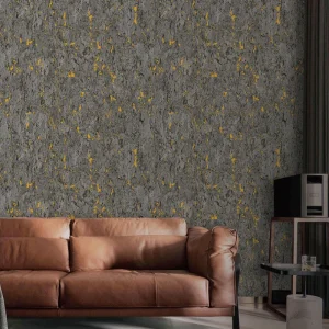 Waterproof Custom Manufacturer Wood Color 3D Wallpaper with Luxury Vintage Textured Fabric Design for Home Bedroom Dining