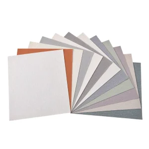 Waterproof Fireproof PVC Vinyl Wallpaper Moisture Resistant Easy Clean Subtle Woven Texture Modern Minimalist Commercial