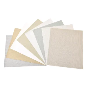 Waterproof Fireproof Vinyl PVC Wallpaper Subtle Woven Texture Minimalist Modern Easy Clean for Bedroom Household Interior Walls