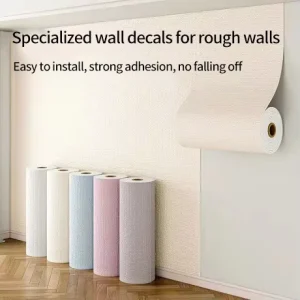 Waterproof Fireproof XPE PVC Floral Pattern Wallpaper 2.5MM Thick Self Adhesive for Rough Concrete Rooms Environmentally