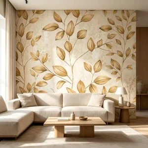 Waterproof Korean Style Small Floral Wallpaper Self Adhesive Peel and Stick Flower Wall Paper for TV Background Wall Decoration