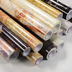 Waterproof Marble Contact Paper Peel and Stick Self Adhesive PVC Wallpaper for Kitchen Countertop Cabinet Furniture Roll