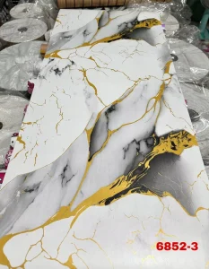 Waterproof Marble PVC Wallpaper 45cm X 10m Self Adhesive Peel and Stick Vinyl Wall Paper for Kitchen & Bathroom