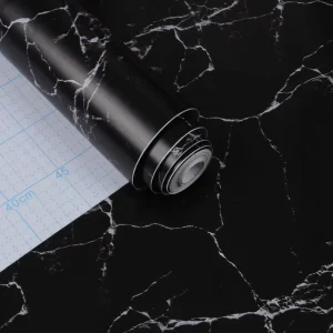 Waterproof Marble Pattern China Factory Vinyl Film Tile Pattern Size Packing Adhesive Wall Sticker