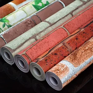 Waterproof Modern PVC Wallpaper with Animal Patterns for Kid’s Rooms and Living Spaces