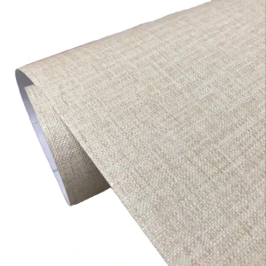 Waterproof Modern Peel and Stick 3D Vinyl Self Adhesive Wall Paper Linen Textured Fabric Wallpaper Wall Stickers