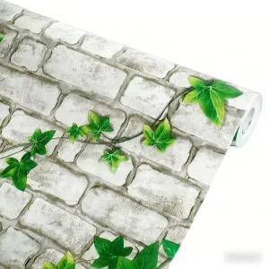 Waterproof Modern Peel and Stick Wallpaper Self Adhesive Removable Floral Vinyl for Bedroom & Living Room Home Renovation