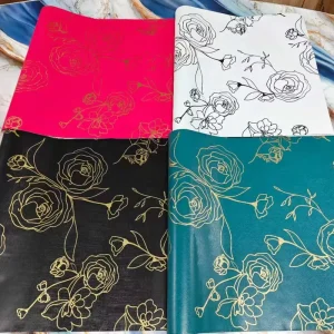Waterproof PVC Floral Peel and Stick Wall Covering Self Adhesive Wallpaper Roll for Modern Entertainment Interior Decor