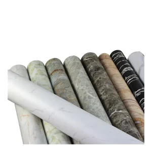 Waterproof PVC Marble Wallpaper Rolls Self Adhesive Wallstickers Decorative Film Kitchen Countertops Hotel Furniture Apartment