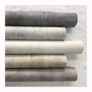 Waterproof PVC Textured Thick Plain Color Commercial Wallpaper for Office & Hotel Walls Decorative Wallcovering Household Use