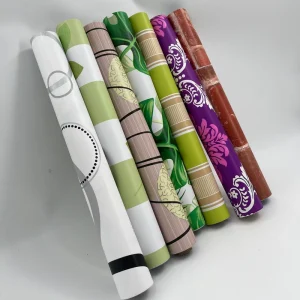 Waterproof PVC Wallpaper 3D Self Adhesive Wallpaper Home Decoration Flower Paper Decorative Wall Surface