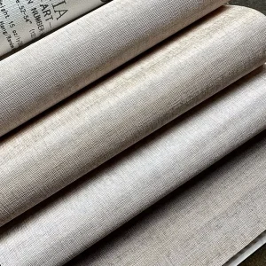Waterproof PVC Wallpaper for Apartment Home & Hotel Decoration Easy Installation Fireproof Feature