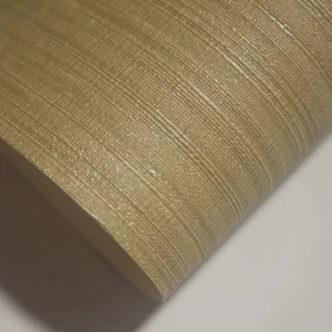 Waterproof PVC Woven Vinyl Wall Covering Wallpaper Thin PVC Backing Fabric Material Commercial Projects Hotels Offices