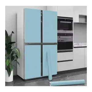 Waterproof Peel Stick PVC Vinyl Wallpaper Solid Colors for Kitchen Cabinets Bedroom Walls Wall Covering for Furniture