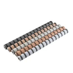 Waterproof Peel and Stick Modern Bedroom Wall Panel Design 3D Wood Grain Self Adhesive Wrinkle Resistant PVC Wallpaper Striped