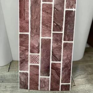 Waterproof Peel and Stick Self Adhesive Wallpaper 3D PVC Wall Panel Sticker for Wall Decoration