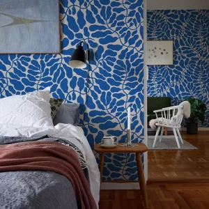Waterproof Plant Wall Paper Leaf Mural Wallpaper