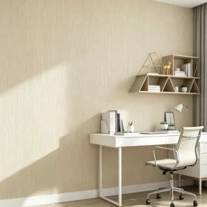 Waterproof Seamless Vertical Texture Self-Adhesive Wallpaper Removable Wall Sticker for Living Room Office