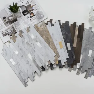 Waterproof Self-Adhesive 3D Wall Tile Peel and Stick Wallpaper Interior Tiles Wall Stickers Home Decor Hotel Modern
