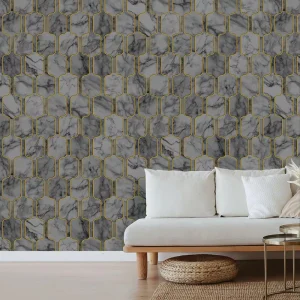 Waterproof Self Adhesive Peel Stick Wallpaper with Luxury Vintage Textured Floral Pattern for Home Decoration Bedroom Wallpaper