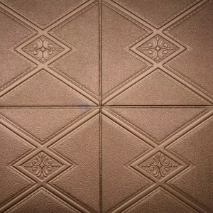 Waterproof Self-adhesive Geometric Wall Sticker Wear-resistant Soft Padded Geometric Wall Tile Sticker