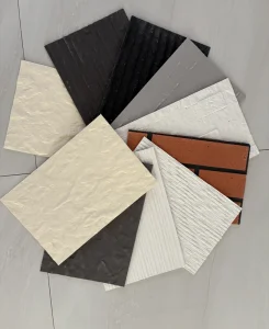 Waterproof Soft Stone Wallpaper 1-3mm Flexible Travertino Stone Phomi Flexible Ceramics Exterior Stone MCM Soft Tiles Travertine