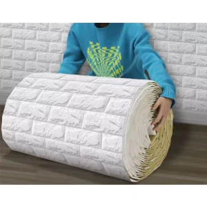 Waterproof Soundproof Wall Paper Self Adhesive Foam Wallpaper Sticker for Home Decoration