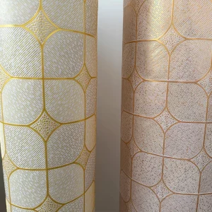 Waterproof Vinyl Gypsum 238 PVC Embossed Film Gypsum PVC Ceiling Film Roll with Anti-Mildew Properties