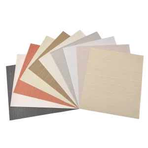 Waterproof Vinyl Wallpaper Minimalist Modern Style Woven Texture Easy Clean Wall Covering for Bedroom Kitchen Bathroom