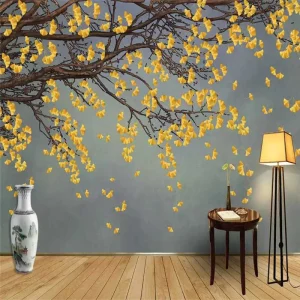 Waterproof Wall Paper Decoration custom Printing Wallpapers Raw Material