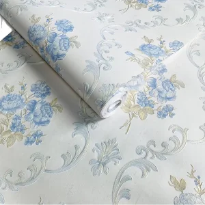 Waterproof Washable Interior Design Floral 45cm 53cm 60cm Self Adhesive Peel and Stick With Glue Back Wall Decor Wallpaper