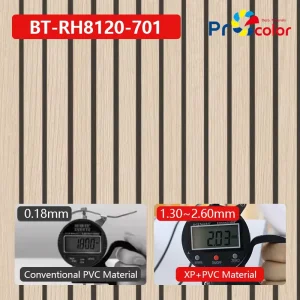 Waterproof Wood Grain Self-Adhesive Wall Stickers Peel and Stick 3D PVC Foam Wallpaper for Bathroom Kitchen Hotel