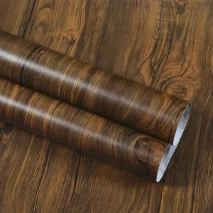 Waterproof Wood Look Contact Paper Self-Adhesive Removable Wall Decals for Kitchen Bathroom DIY Home Decor