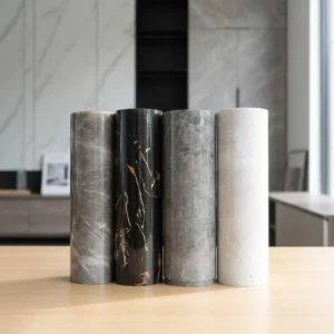 Wear Resistant Marble Pattern PVC Decorative Film for Furniture Covering
