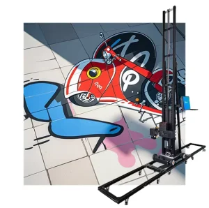Wheel Rail All in One UV Wall Printing Machine 3D Vertical Wall Printer 3D Background Wall Painting Printer