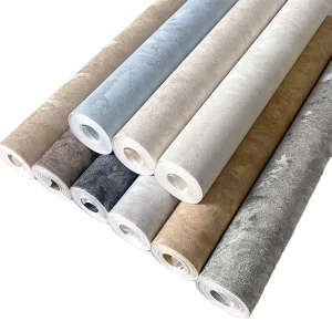 White Textured Plain Wallpaper Abstract Diatomaceous Mud Living Room Luxurious Interior Decoration Wallpaper Roll
