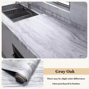 Wide Waterproof PVC Self Adhesive Wallpaper Roll Furniture Cabinets Vinyl Decor Film Wood Grain Stickers for DIY Home Decor Film