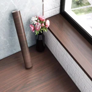 Wide Wood Grain Home Decor Furniture Waterproof Vinyl Self Adhesive PVC Kitchen Cabinet Door Wallpaper Decor Protective Film