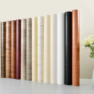 Wide Wood Grain Home Decor Furniture Waterproof Vinyl Self Adhesive PVC Kitchen Cabinet Door Wallpaper Decor Protective Film
