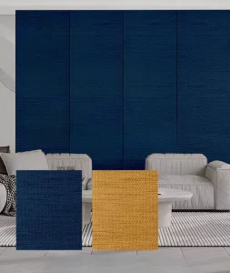 Wood Grain Bamboo Fiber WPC Wall Panel Color Customizable Seamless Splicing Background Wallboard Sheet